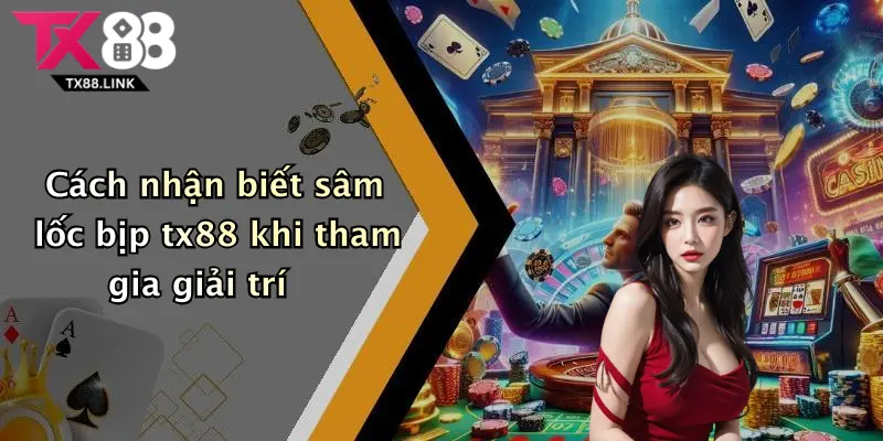 Cách nhận biết sâm lốc bịp tx88 khi tham gia giải trí